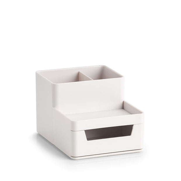 Organizator pentru birou, din plastic, Free Alb, l15,5xA11,2xH9,5 cm (1)