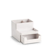 Organizator pentru birou, din plastic, Free Alb, l15,5xA11,2xH9,5 cm (2)