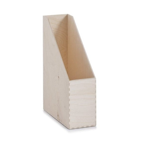 Organizator pentru documente, din lemn, Wood Tall Natural, l23xA9xH31 cm