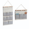 Organizator textil de perete cu 8 compartimente, Stripes Alb / Bleumarin, l35xH60 cm (5)