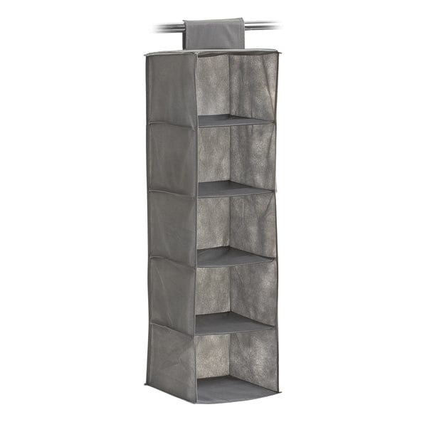 Organizator textil pentru dulap, Vlies Small Gri, l28xA28xH95 cm