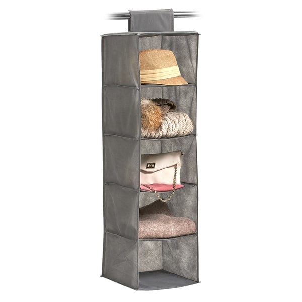 Organizator textil pentru dulap, Vlies Small Gri, l28xA28xH95 cm (1)