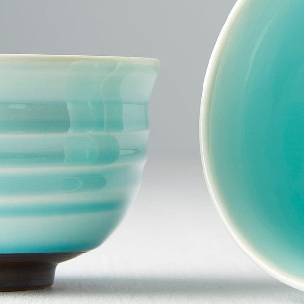 Pahar din ceramica, Celadon Verde, 140 ml (1)