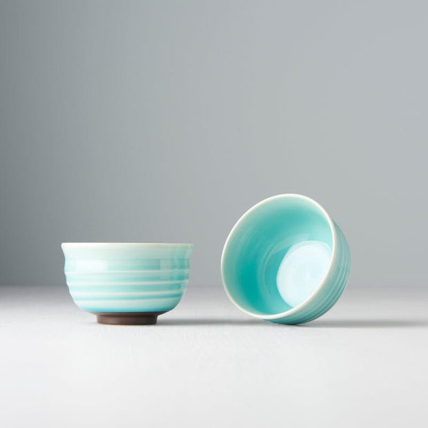 Pahar din ceramica, Celadon Verde, 140 ml (3)