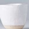 Pahar din ceramica, Lopsided Alb, 180 ml (1)