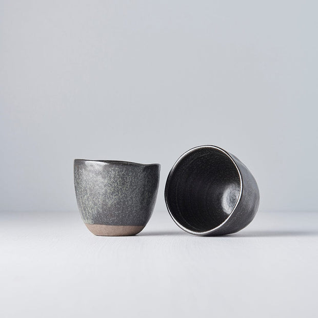 Pahar din ceramica, Lopsided Negru, 180 ml (3)