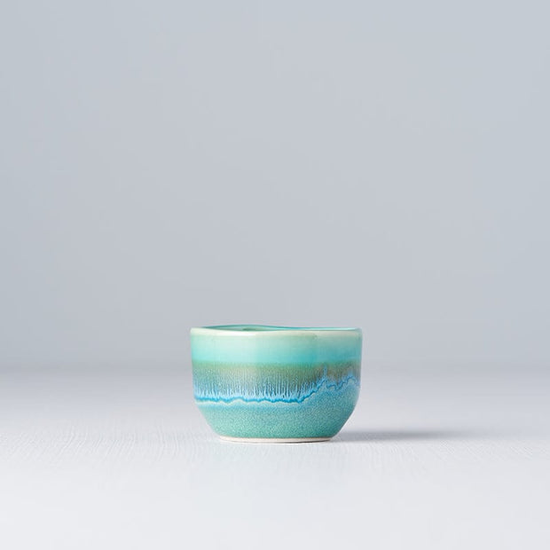 Pahar pentru sake, din ceramica, Aqua Turcoaz, 30 ml (3)