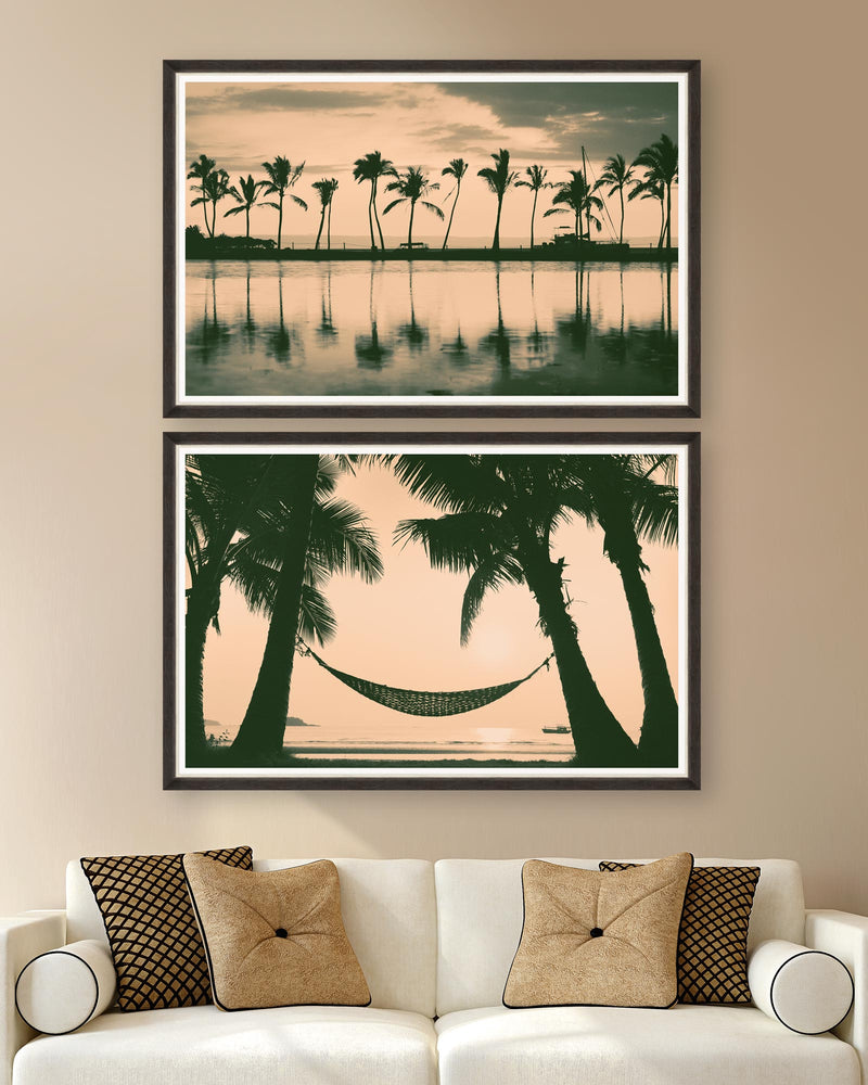 Tablou 2 piese Framed Art Palm Trees (3)