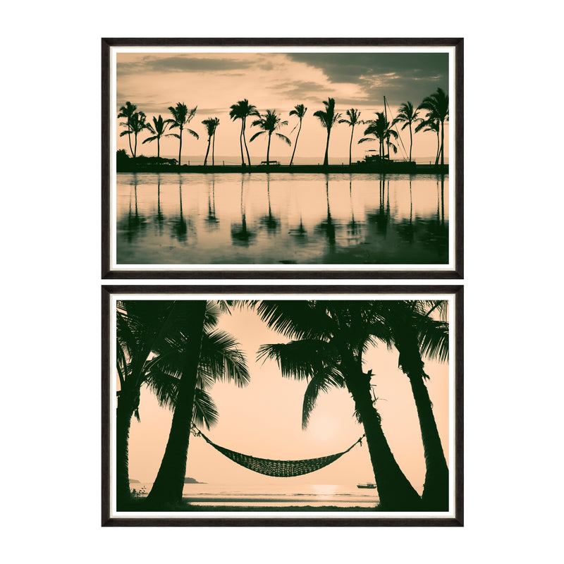 Tablou 2 piese Framed Art Palm Trees