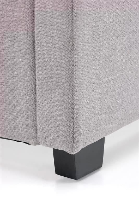 Halmar 200 x 160 cm Pat cu sertar, tapitat cu stofa Gabrielanis Gri Deschis, 200 x 160 cm