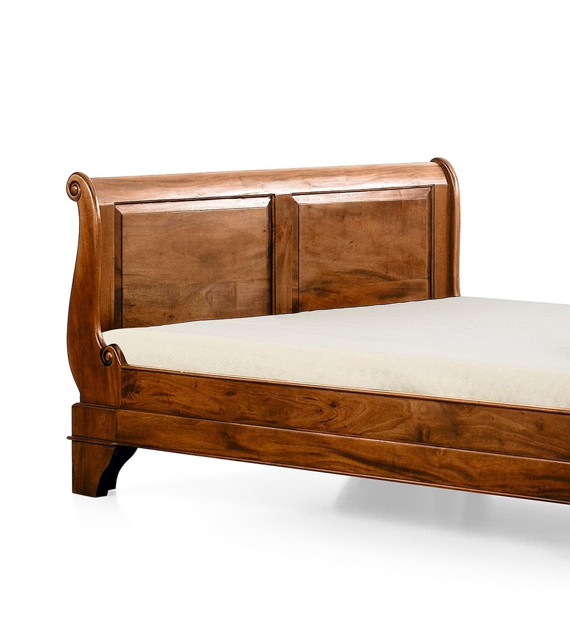 Pat din lemn de mahon Vintage Nuc (2)