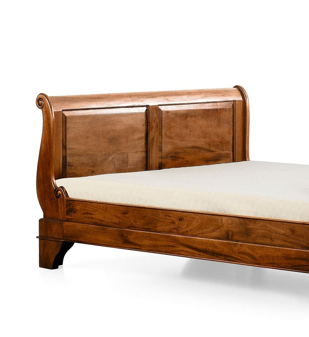 Pat din lemn de mahon Vintage Nuc (2)