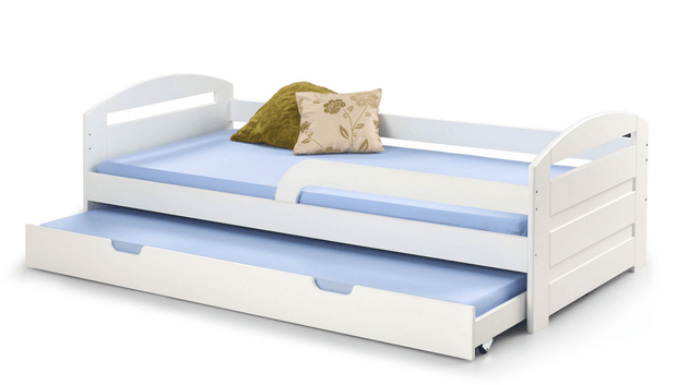 Halmar 200 x 90 cm Pat din MDF cu sertar, pentru copii Natalya 2 Alb, 200 x 90 cm