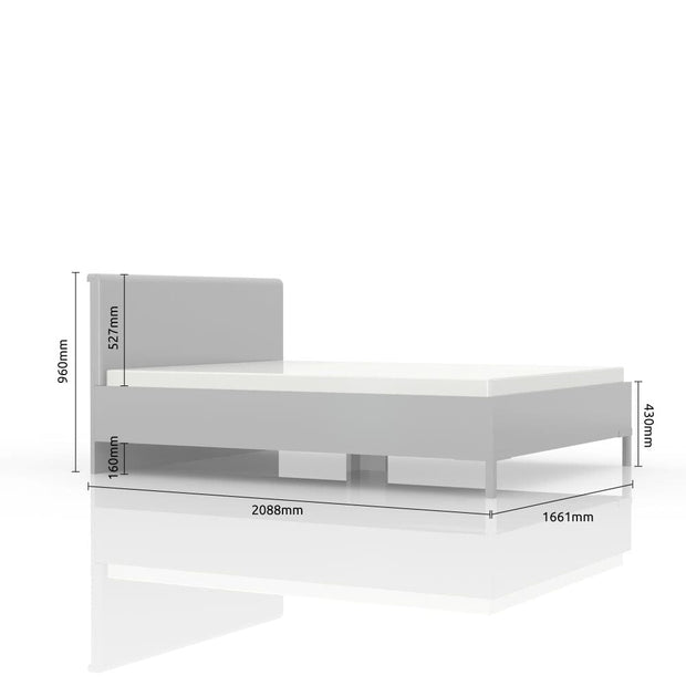 Pat din pal, capatai tapitat cu stofa, Onyx Antracit / Nuc Pacific (2)