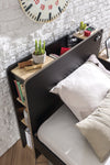 Pat din pal pentru tineret Blacky Black / Nature (1)