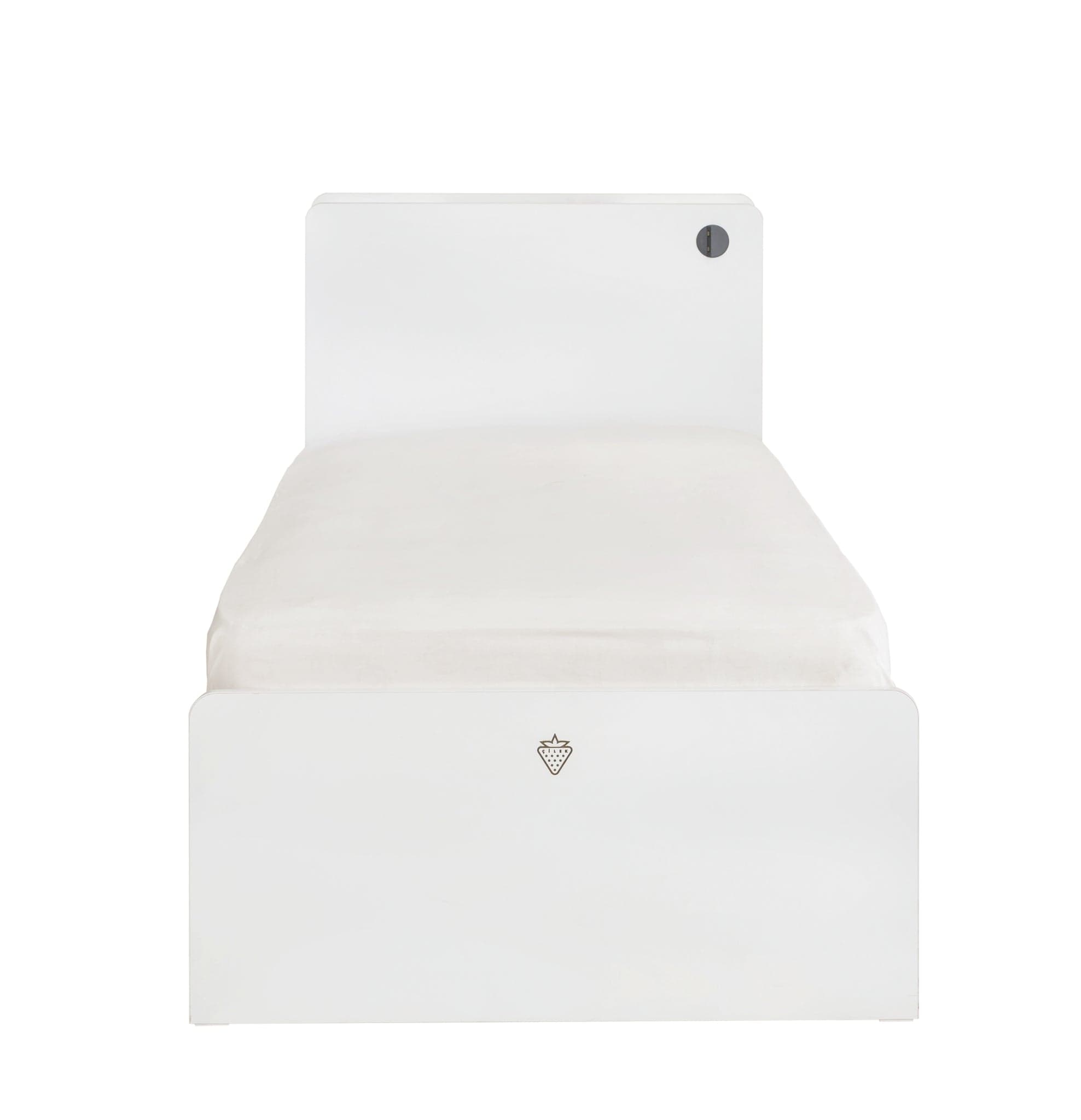 Pat din pal pentru tineret White (5)