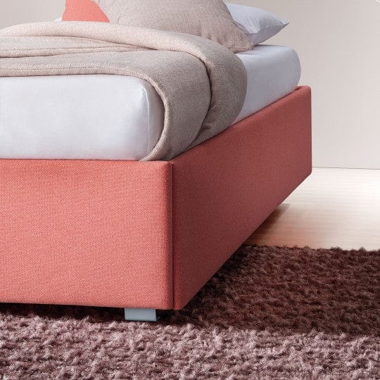 Pat / Divan suprapus tapitat cu stofa, Pervin (4)