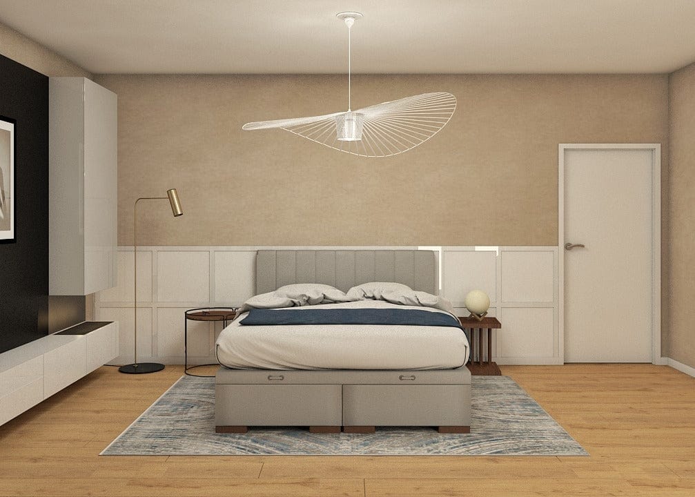 Pat rabatabil cu lada depozitare si rama Kontinental, tapitat cu stofa Pik Palermo 23 Naomi Gri, 200 x 180 cm (1)