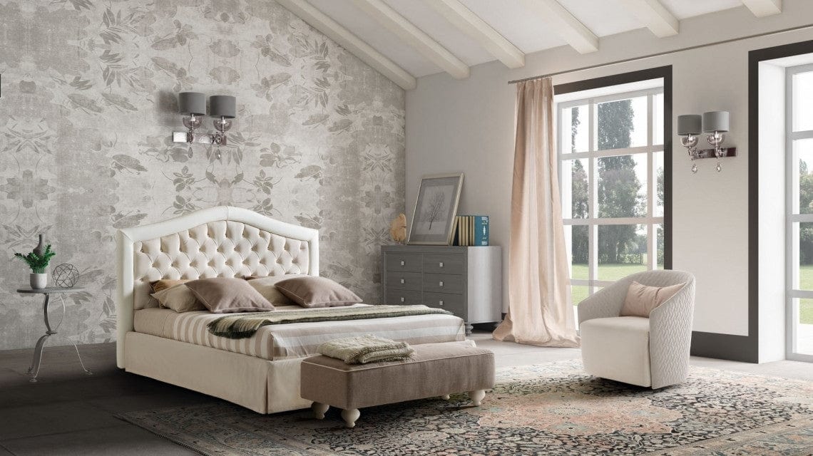 LeComfort 190 x 120 cm Pat tapitat cu spatiu de depozitare Damati