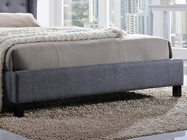 Maesta 200 x 160 cm Pat tapitat cu stofa Annabelle Grey