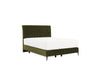 Pat tapitat cu stofa, Blanks Boxspring Verde Olive (2)