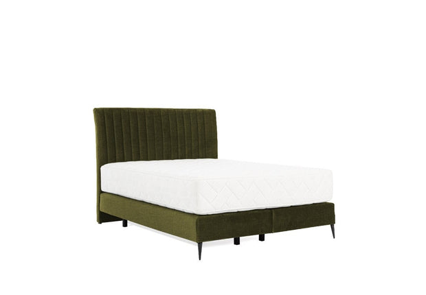 Pat tapitat cu stofa, Blanks Boxspring Verde Olive (2)