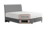 Pat tapitat cu stofa, Blanks Boxspring Verde Olive (3)