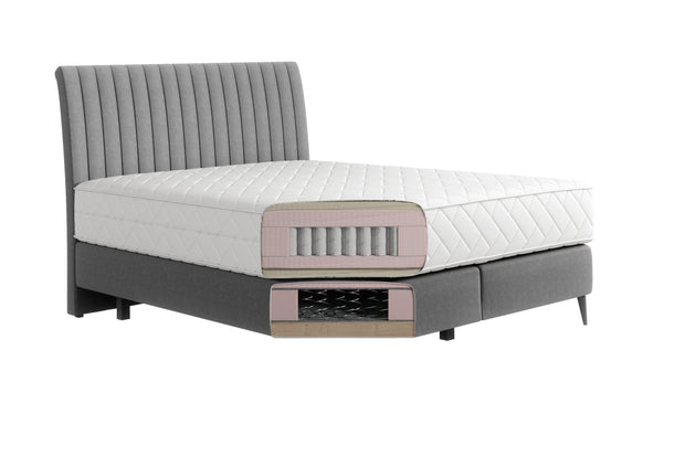 Pat tapitat cu stofa, Blanks Boxspring Verde Olive (3)