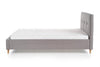 Halmar 200 x 160 cm Pat tapitat cu stofa Doriana Gri