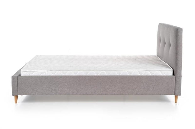 Halmar 200 x 160 cm Pat tapitat cu stofa Doriana Gri