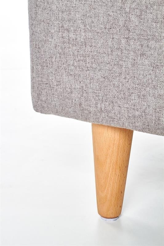 Halmar 200 x 160 cm Pat tapitat cu stofa Doriana Gri