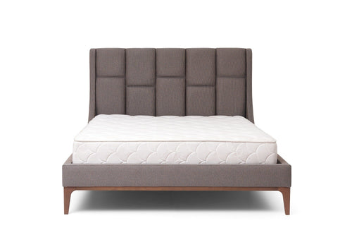 Dogtas 200 x 160 cm Pat tapitat cu stofa Gold Grej