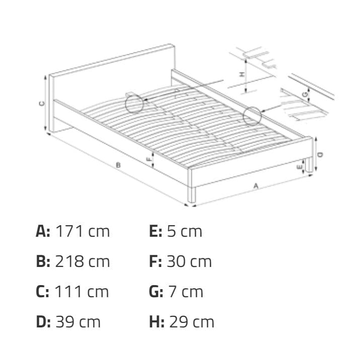 Halmar 200 x 160 cm Pat tapitat cu stofa si 4 sertare, Sabrinis Velvet Verde Inchis, 200 x 160 cm