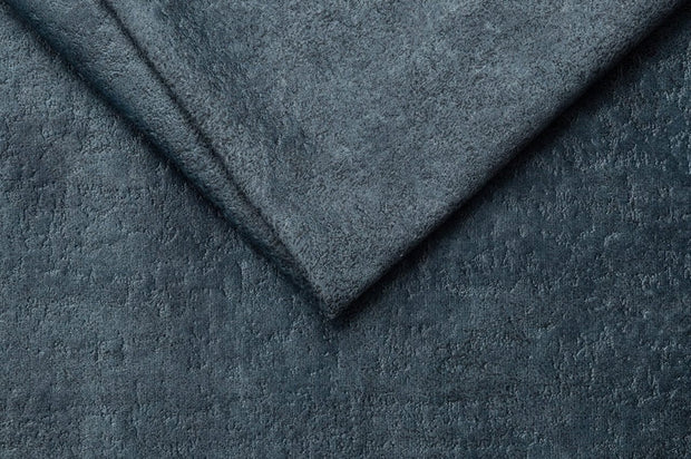 BlackRedWhite Pat tapitat cu stofa si reglaj electric Deby 6 Electric Boxspring Albastru inchis, perne decorative si topper inclus, 200 x 180 cm