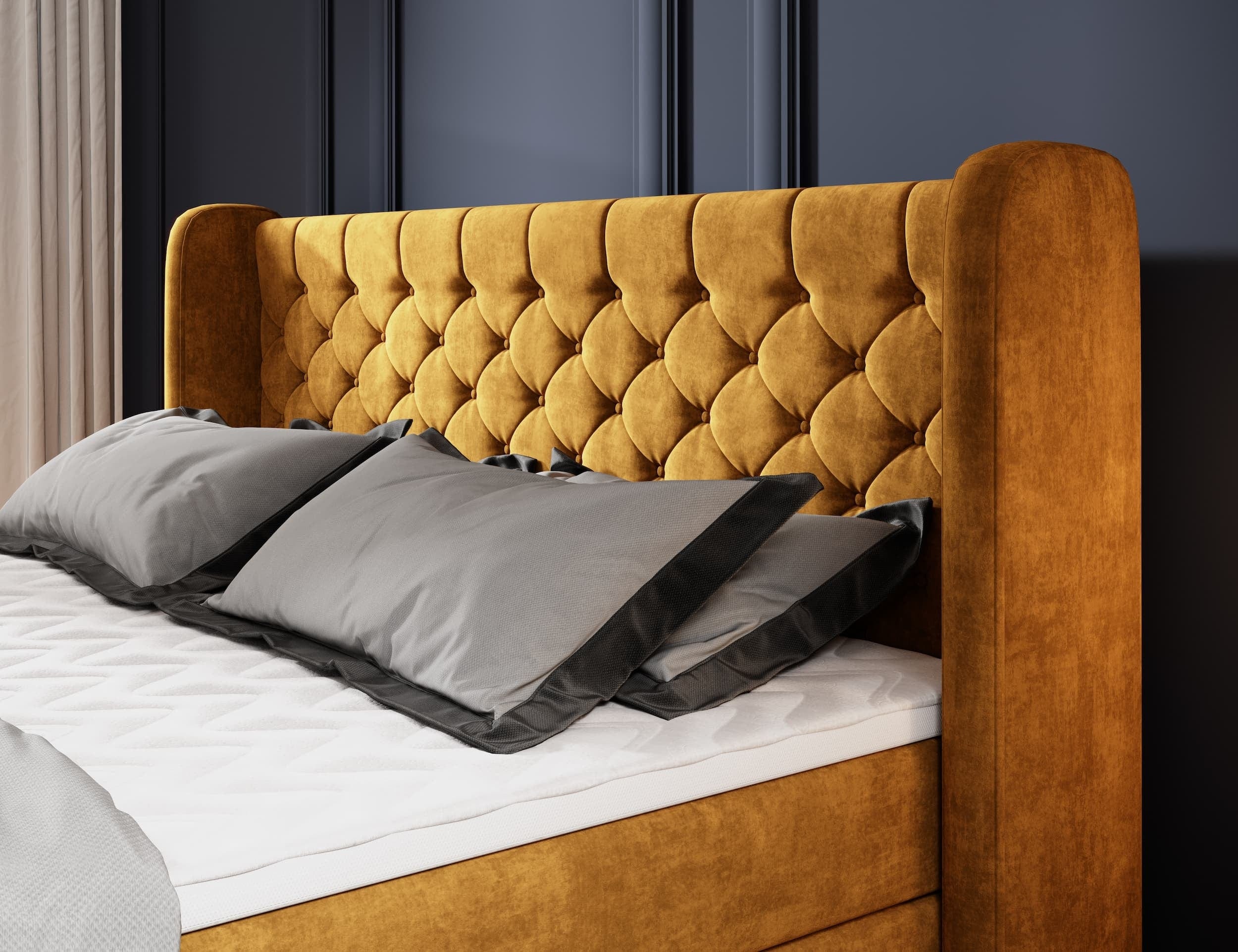 Pat tapitat Madino Boxspring (4)