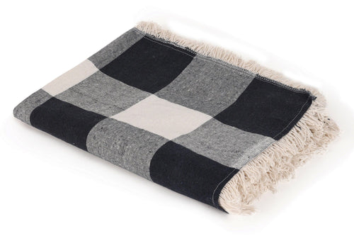 Asir Patura din bumbac Dama Bleumarin, 180 x 230 cm