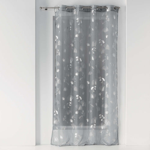 Perdea Bloomy Gri / Argintiu, 140 x 240 cm