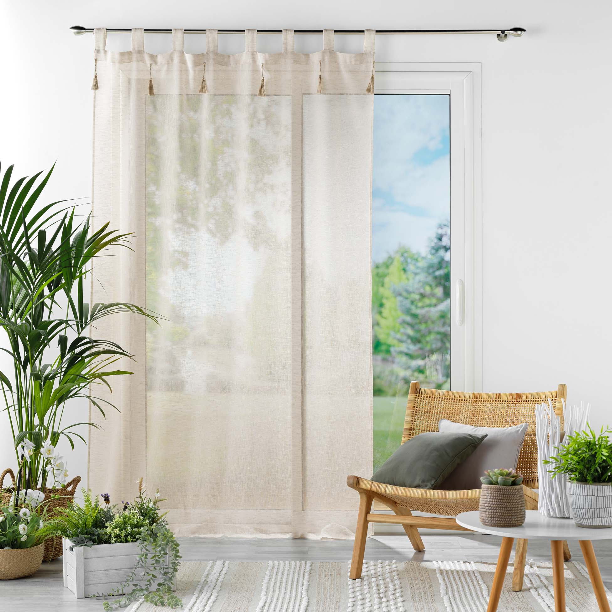 Perdea Dalila Bej, 140 x 240 cm (1)