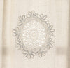 Perdea din bumbac si in Authentic Embroidered Bej (2)