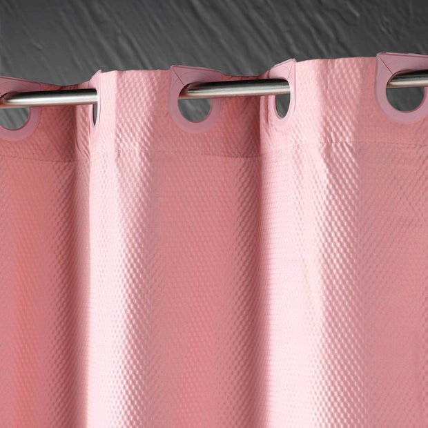 Perdea dus din poliester, Dotty Roz, 180 x 200 cm (2)