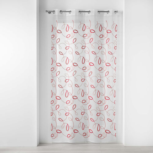 Perdea Hoops Rosu, 140 x 280 cm