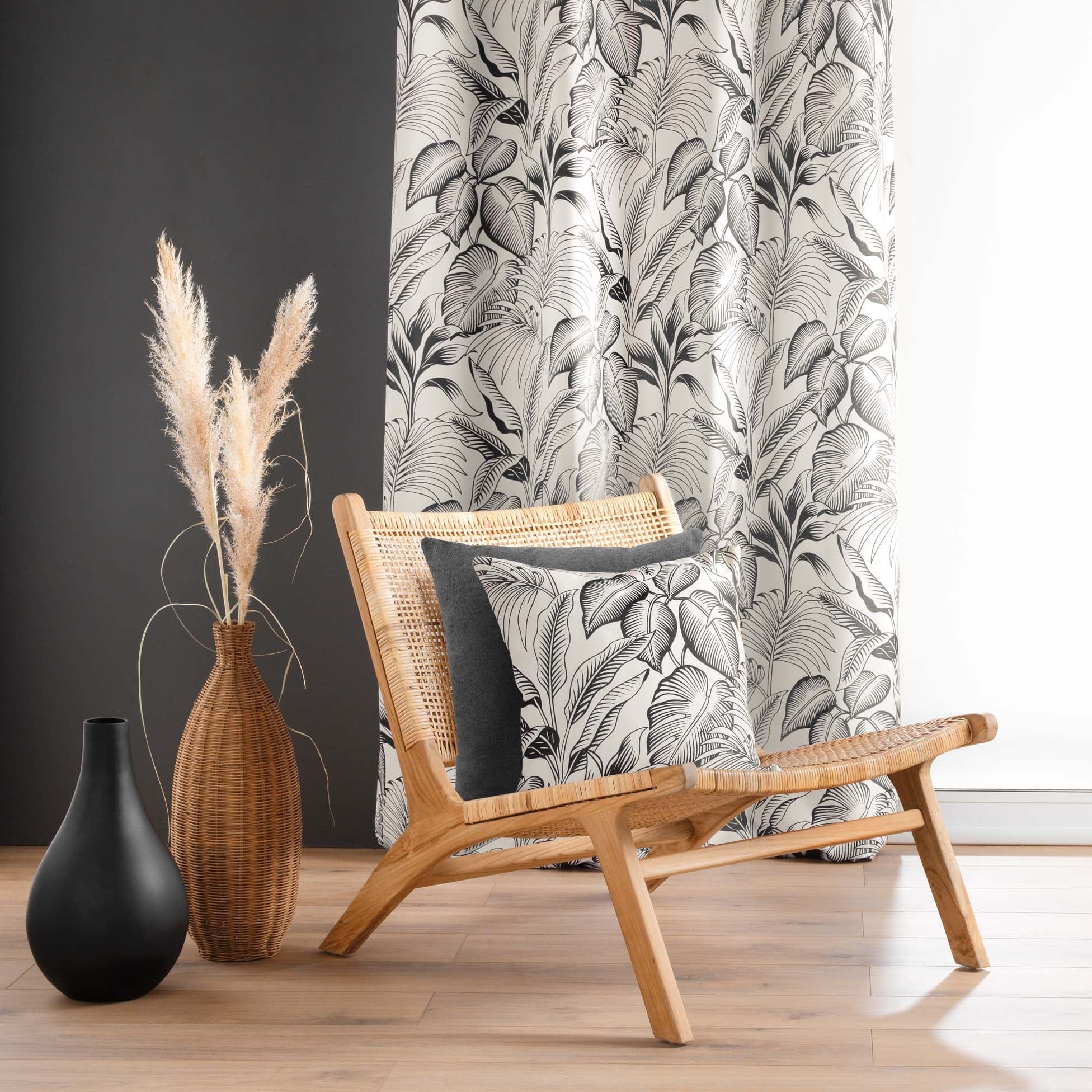 Perna decorativa Cabana Negru, 45 x 45 cm (2)