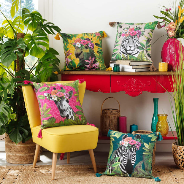 Perna decorativa cu husa detasabila, Agrippine Multicolor, 45 x 45 cm (1)