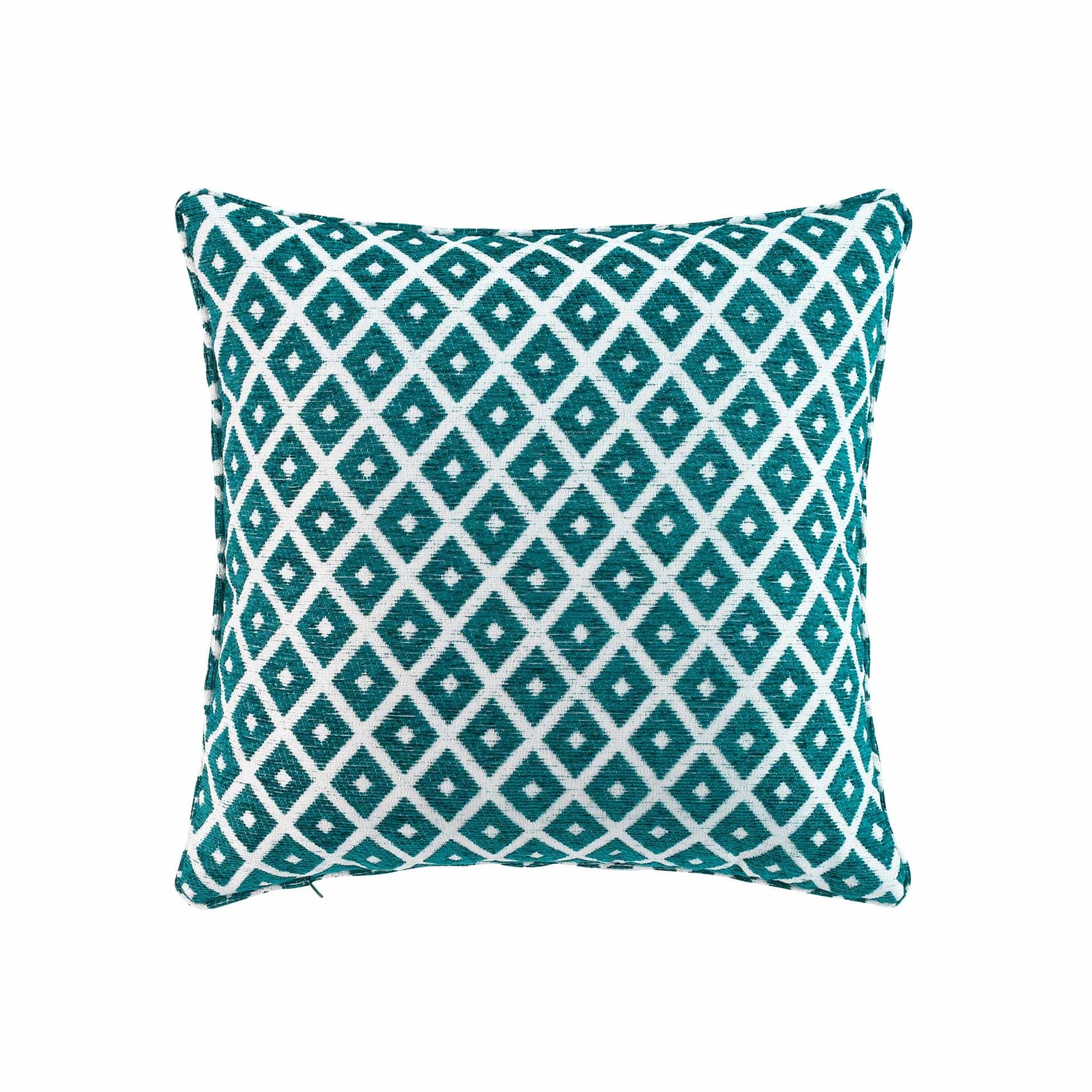 Perna decorativa cu husa detasabila, Mariella Petrol, 40 x 40 cm