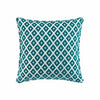 Perna decorativa cu husa detasabila, Mariella Petrol, 40 x 40 cm