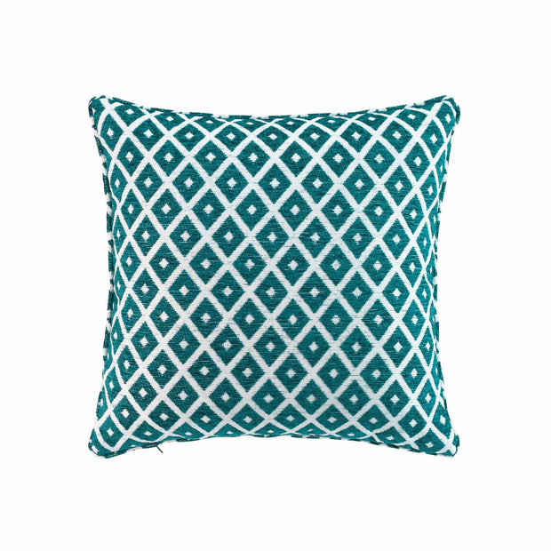 Perna decorativa cu husa detasabila, Mariella Petrol, 40 x 40 cm