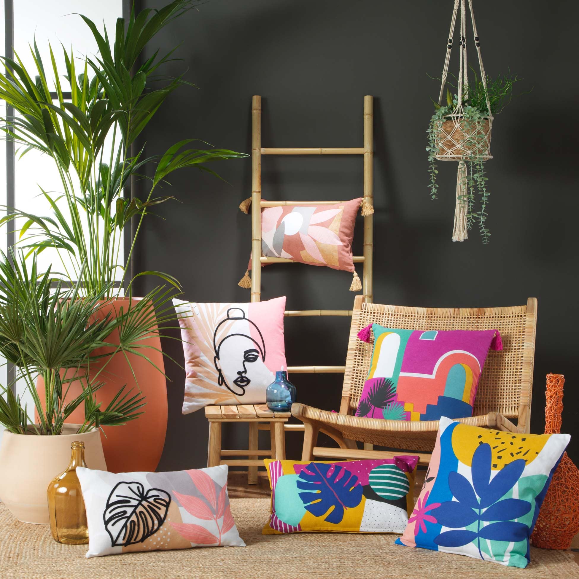 Perna decorativa cu husa detasabila, Scandine Multicolor, 30 x 50 cm (1)