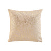 Perna decorativa cu husa detasabila, Solea Auriu, 40 x 40 cm