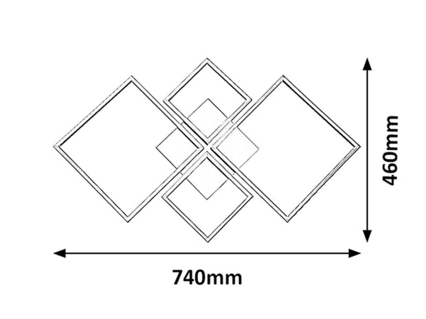Plafoniera Azra 2186 Crom (5)
