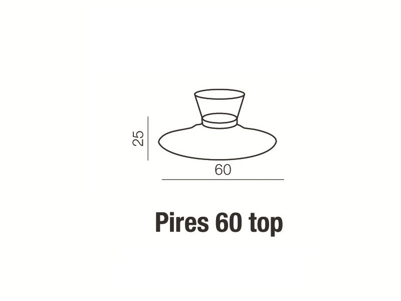 Plafoniera Pires 60 Alb, AZ0281 (3)